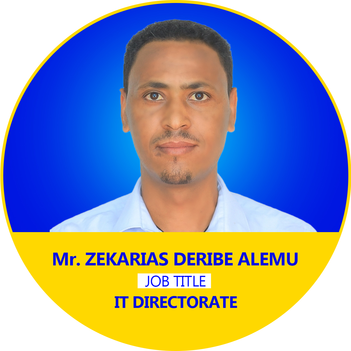 Mr. ZEKARIAS DERIBE ALEMU
